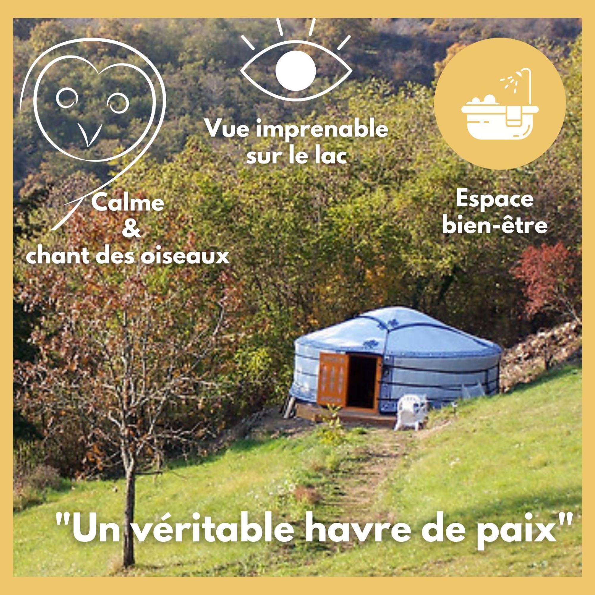 Les Yourtes O Fil 2 L'Eau Saint-Jean-Saint-Maurice-sur-Loire Eksteriør bilde